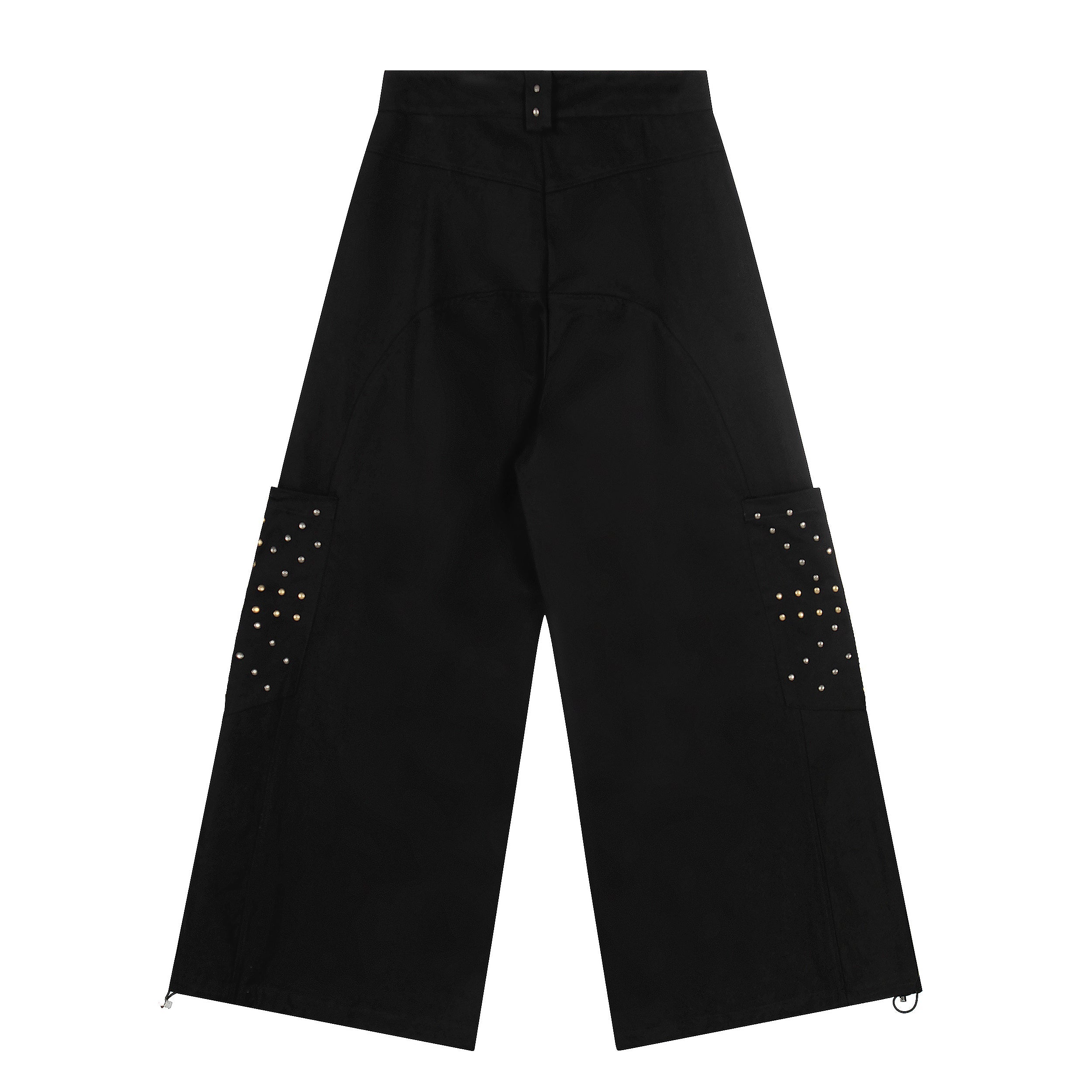 3-6-5.shop Studded Utility Wide-Leg Pants