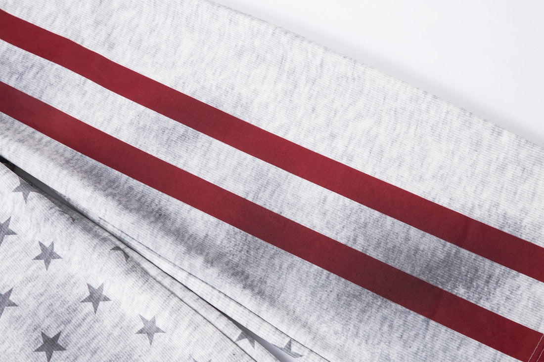 3-6-5.shop Star Stripe Wide-Leg Sweatpants