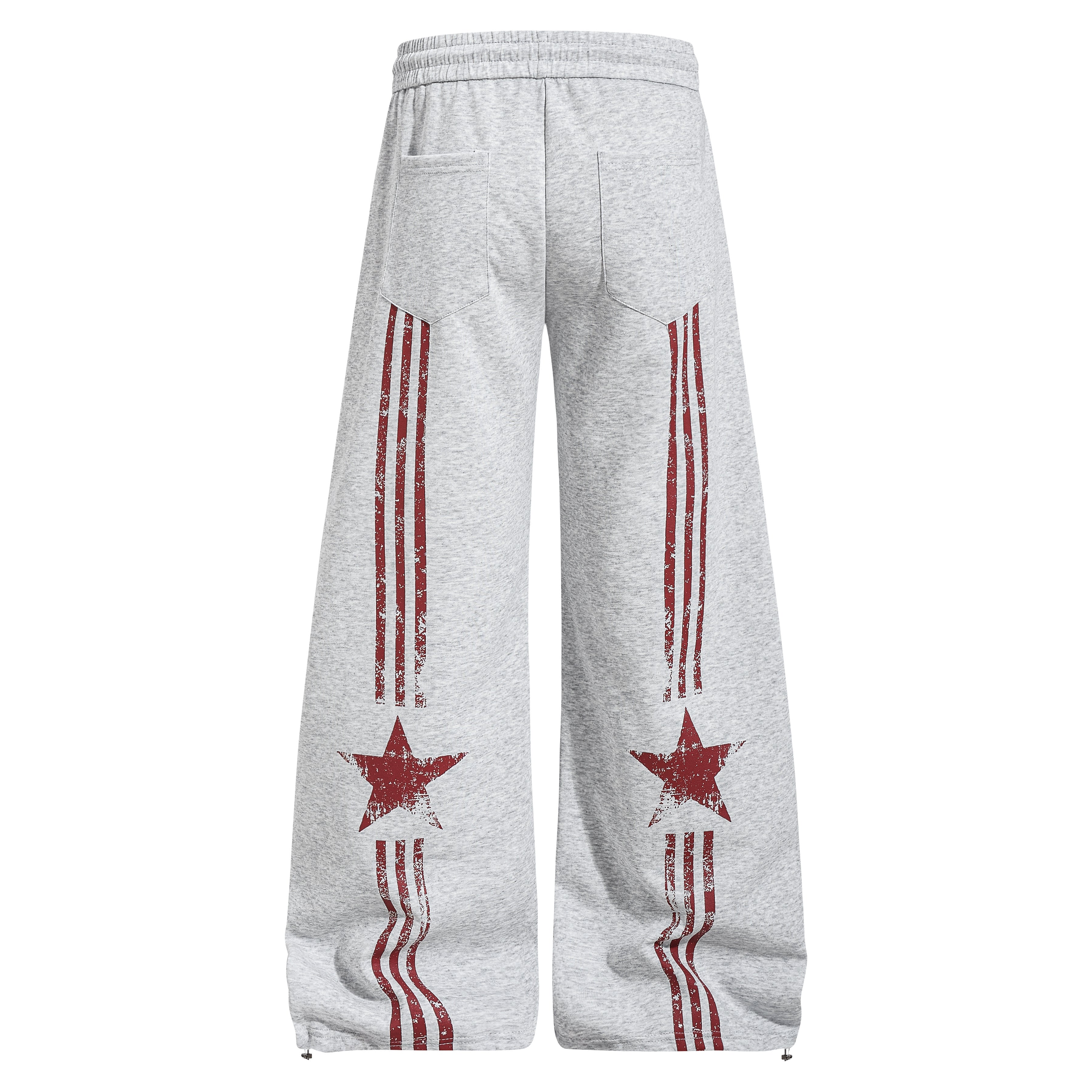 3-6-5.shop Vintage Star Wide-Leg Sweatpants