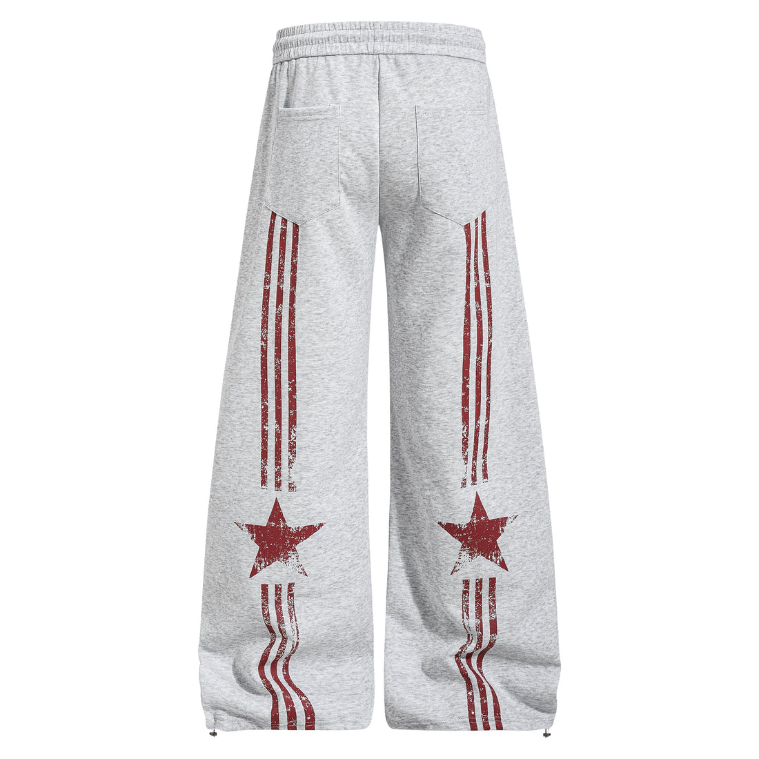 3-6-5.shop Vintage Star Wide-Leg Sweatpants