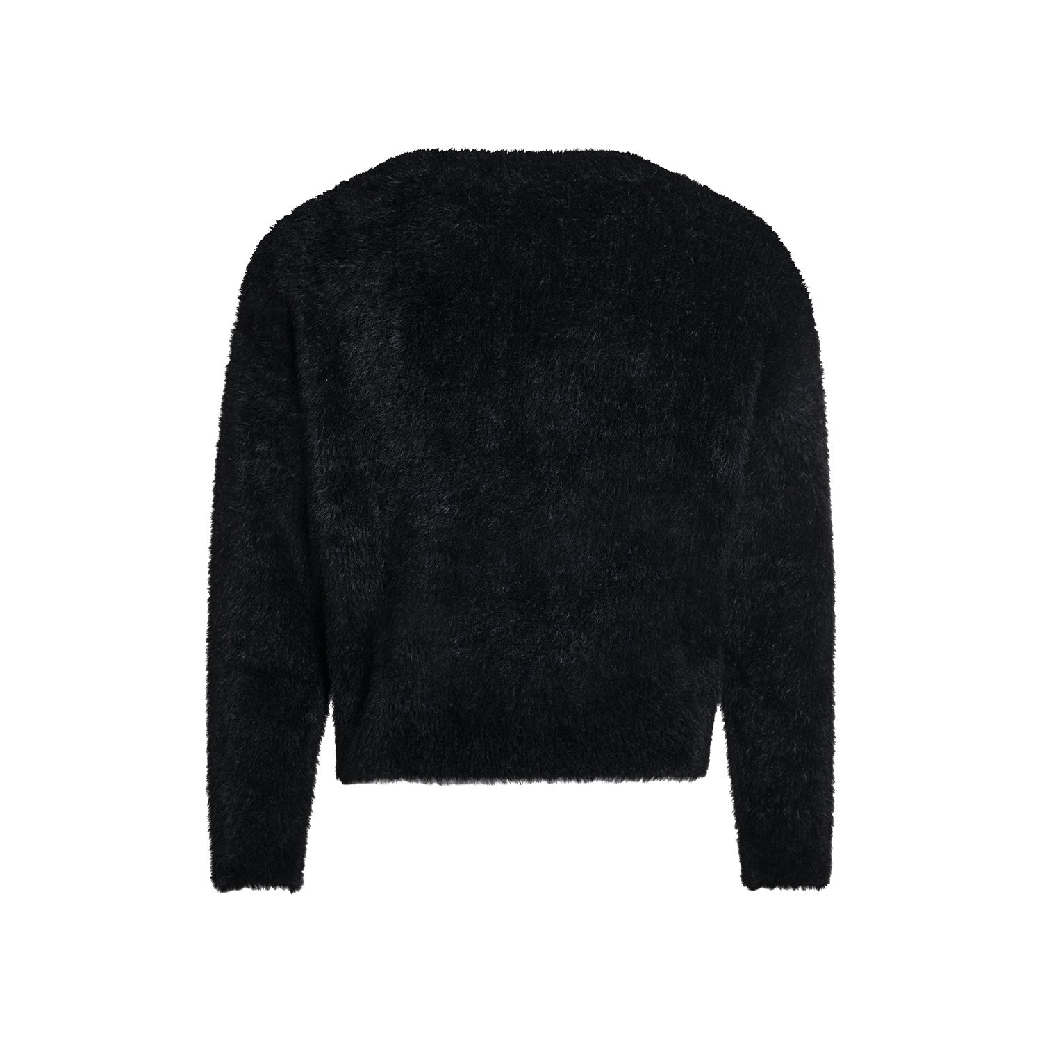 3-6-5.shop Fluffy Crest Knit Sweater