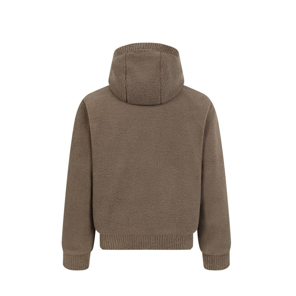 3-6-5.shop Teddy Fleece Hooded Jacket