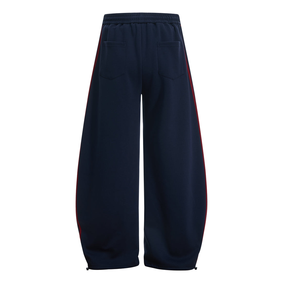 3-6-5.shop Retro College Badge Wide-Leg Sweatpants
