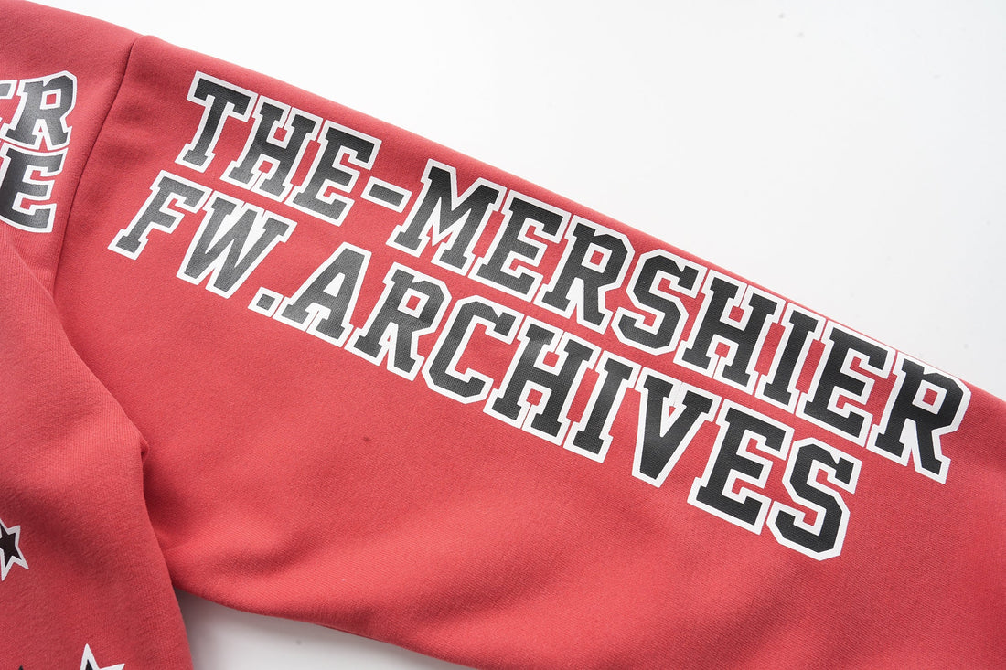 3-6-5.shop Retro Varsity Zip Hoodie