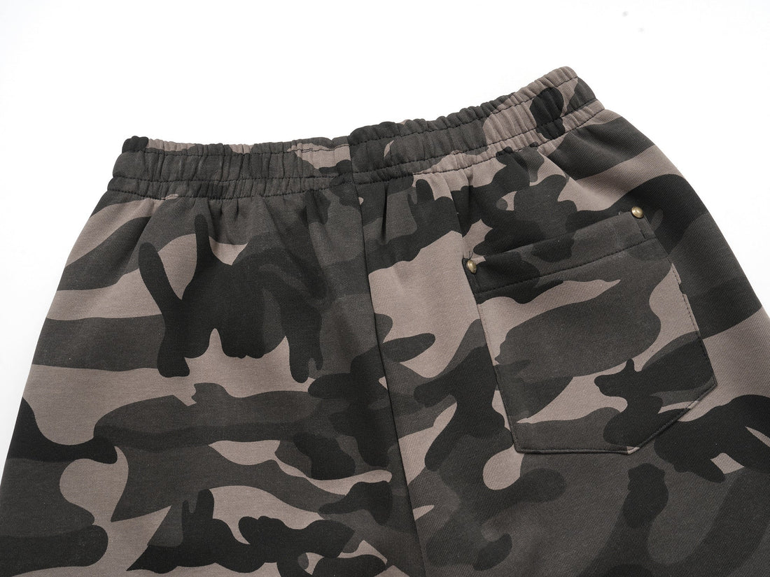 3-6-5.shop Camo Wide-Leg Track Pants