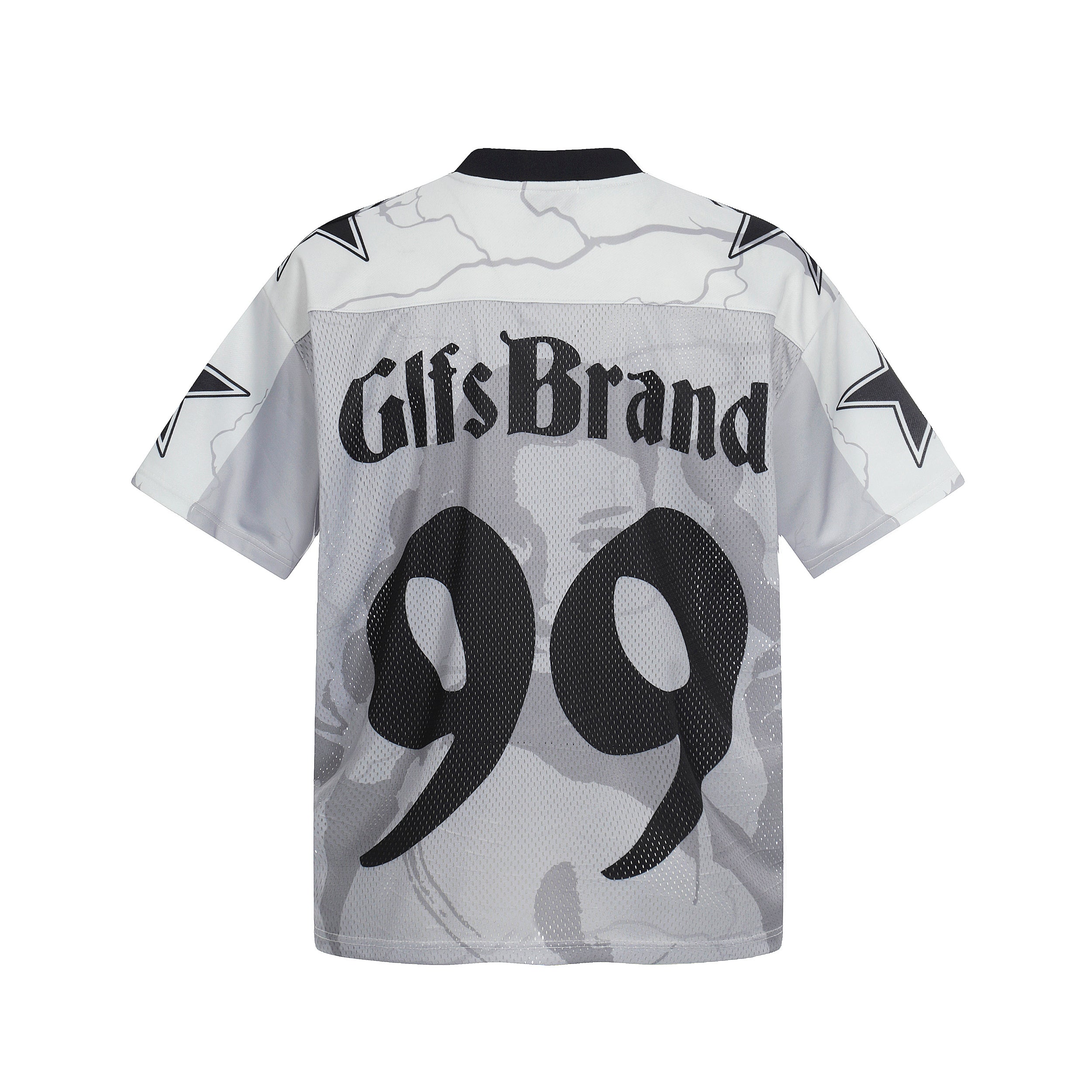 3-6-5.shop Portrait Graphic Mesh Jersey