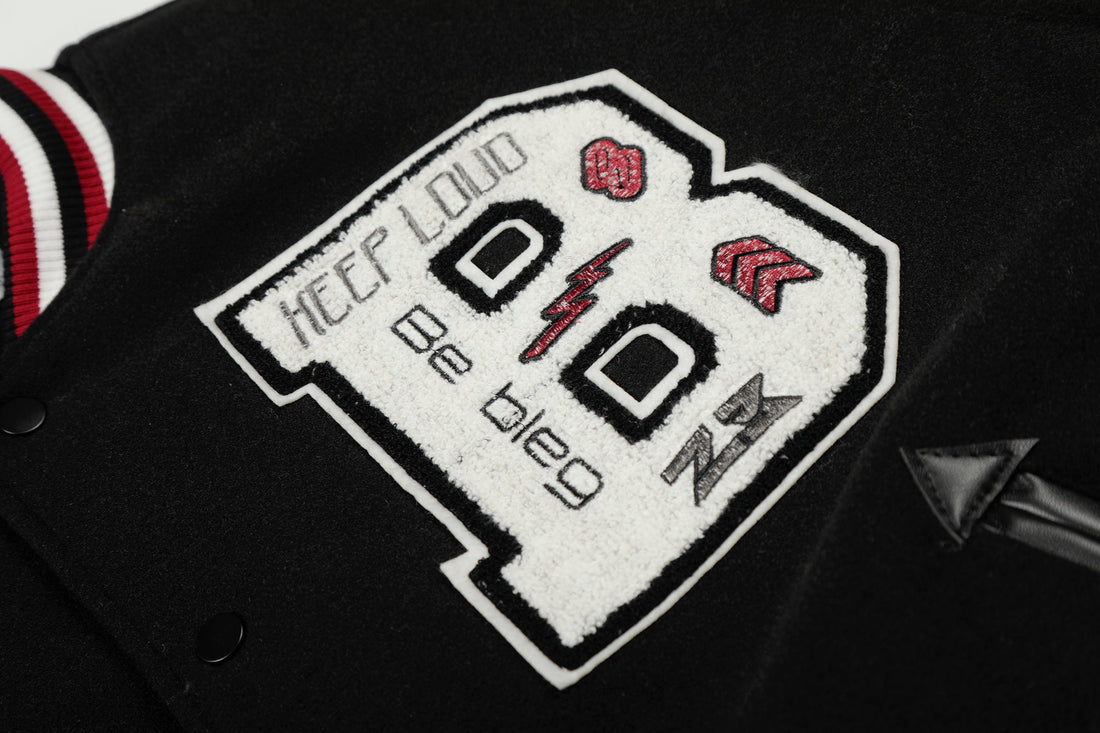 3-6-5.shop Wild at Heart Varsity Jacket