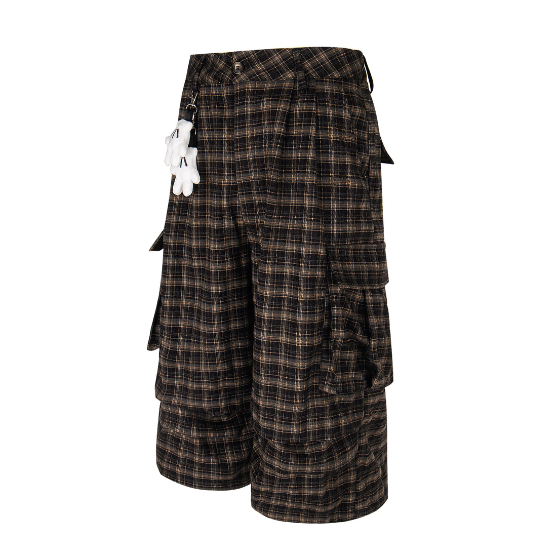 3-6-5.shop Plaid Cargo Shorts