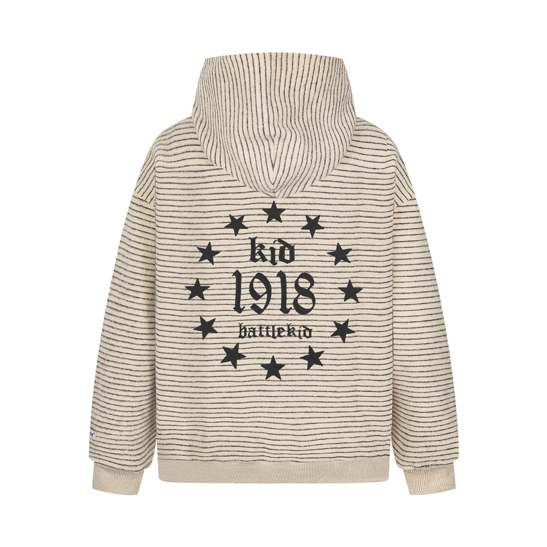 3-6-5.shop Striped Knit Zip Hoodie