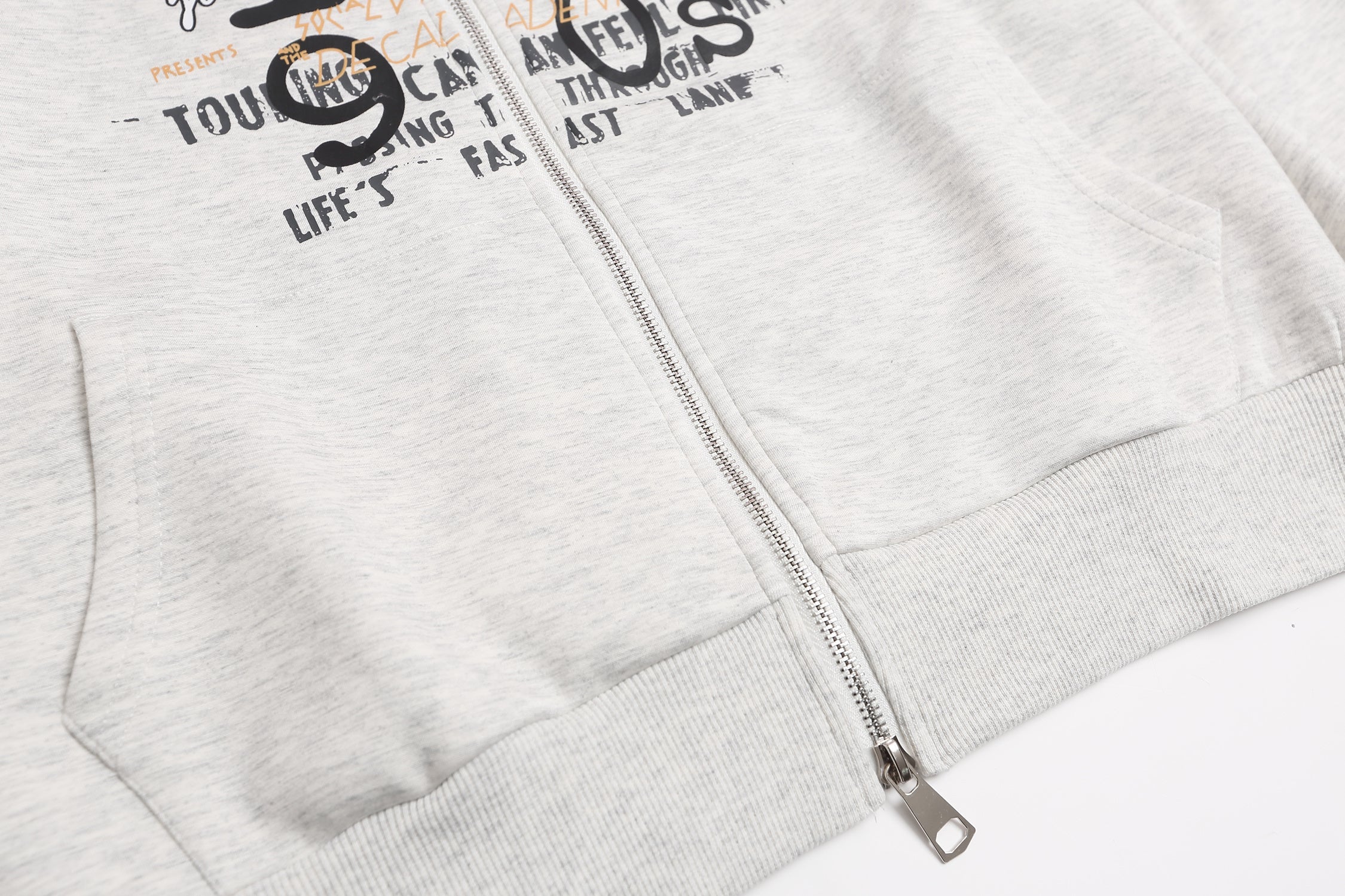 3-6-5.shop Graphic Zip Hoodie