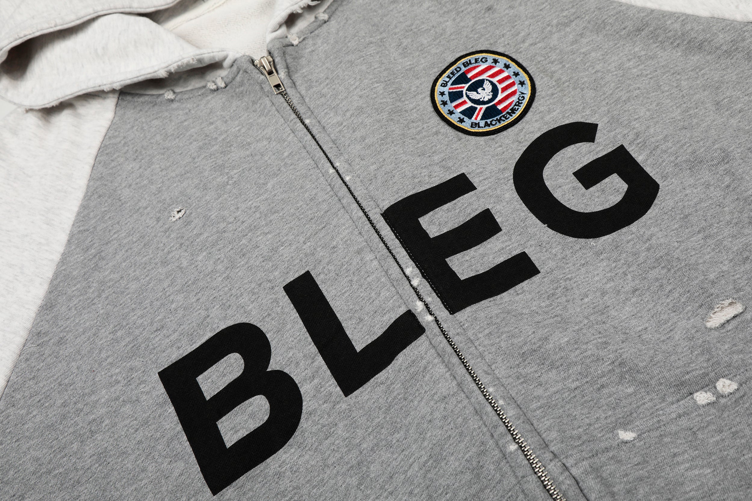 3-6-5.shop Graphic Zip-Up Hoodie