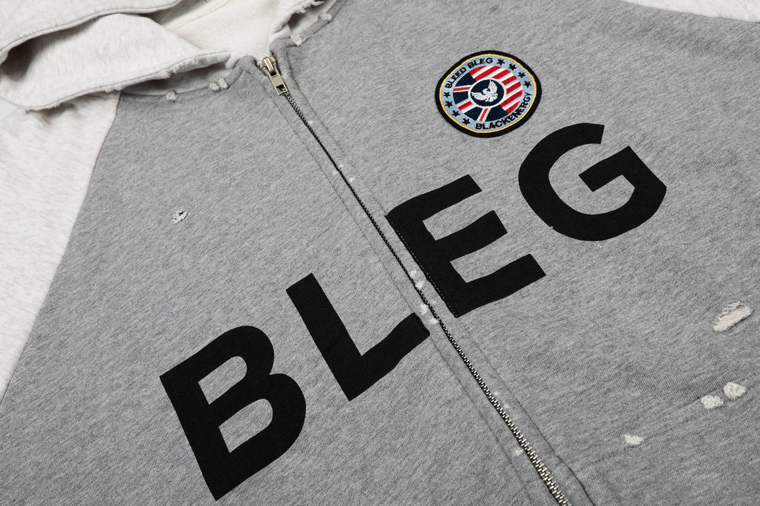 3-6-5.shop Graphic Zip-Up Hoodie