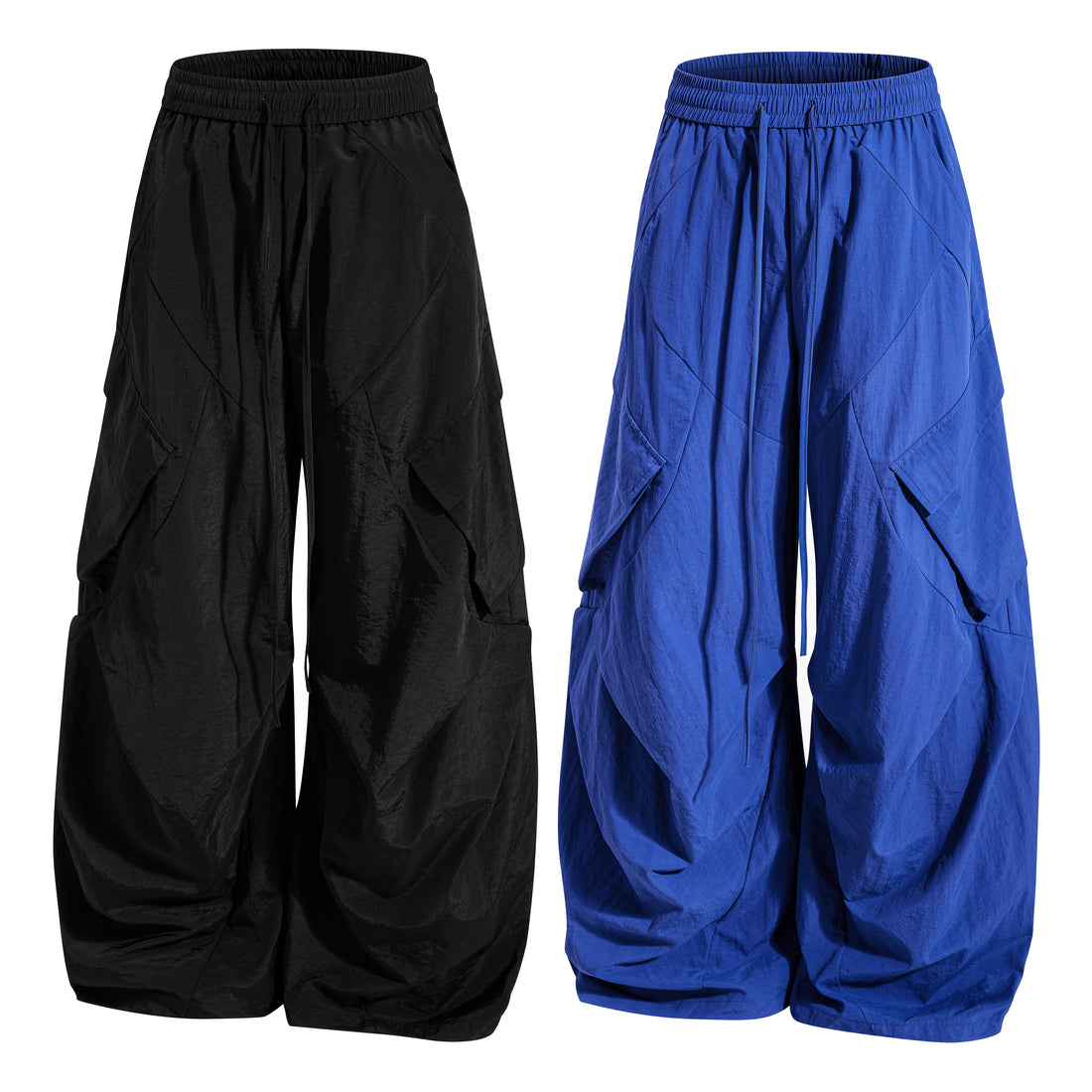 3-6-5.shop Utility Wide-Leg Cargo Pants