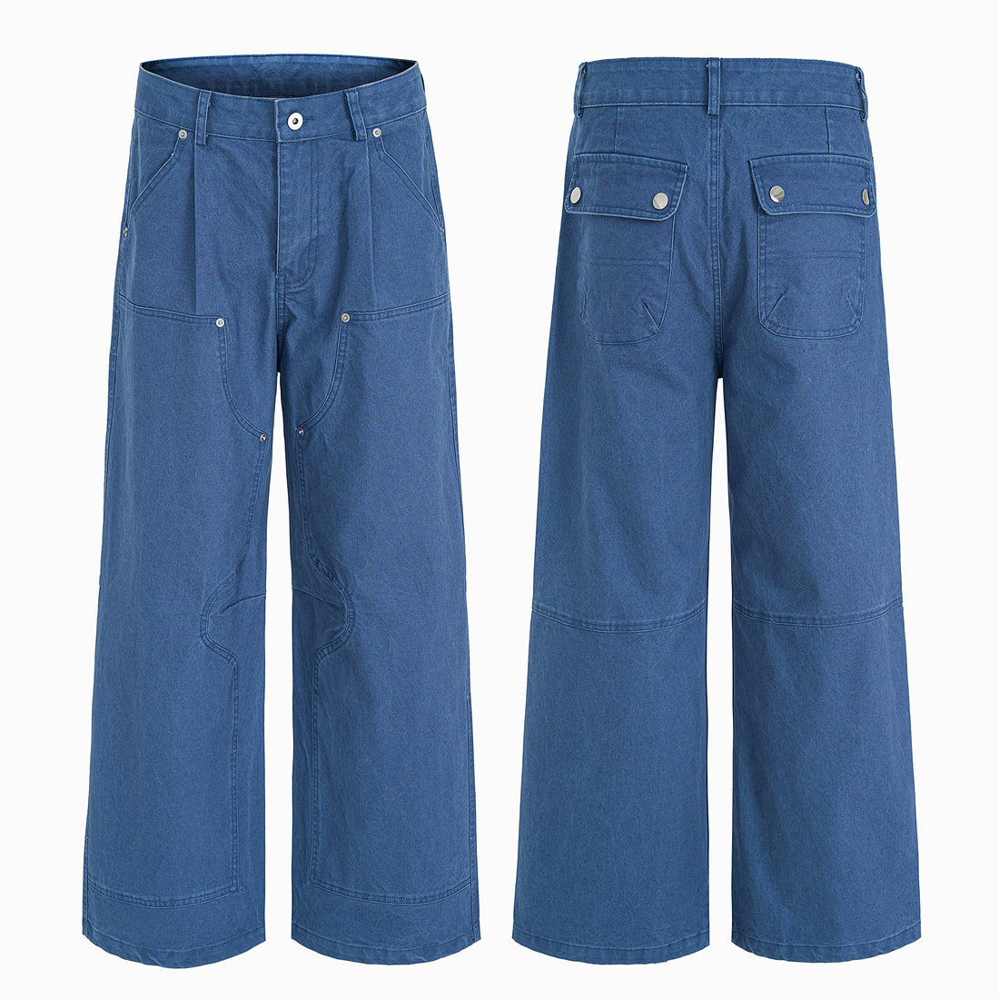 3-6-5.shop Utility Panel Wide-Leg Pants