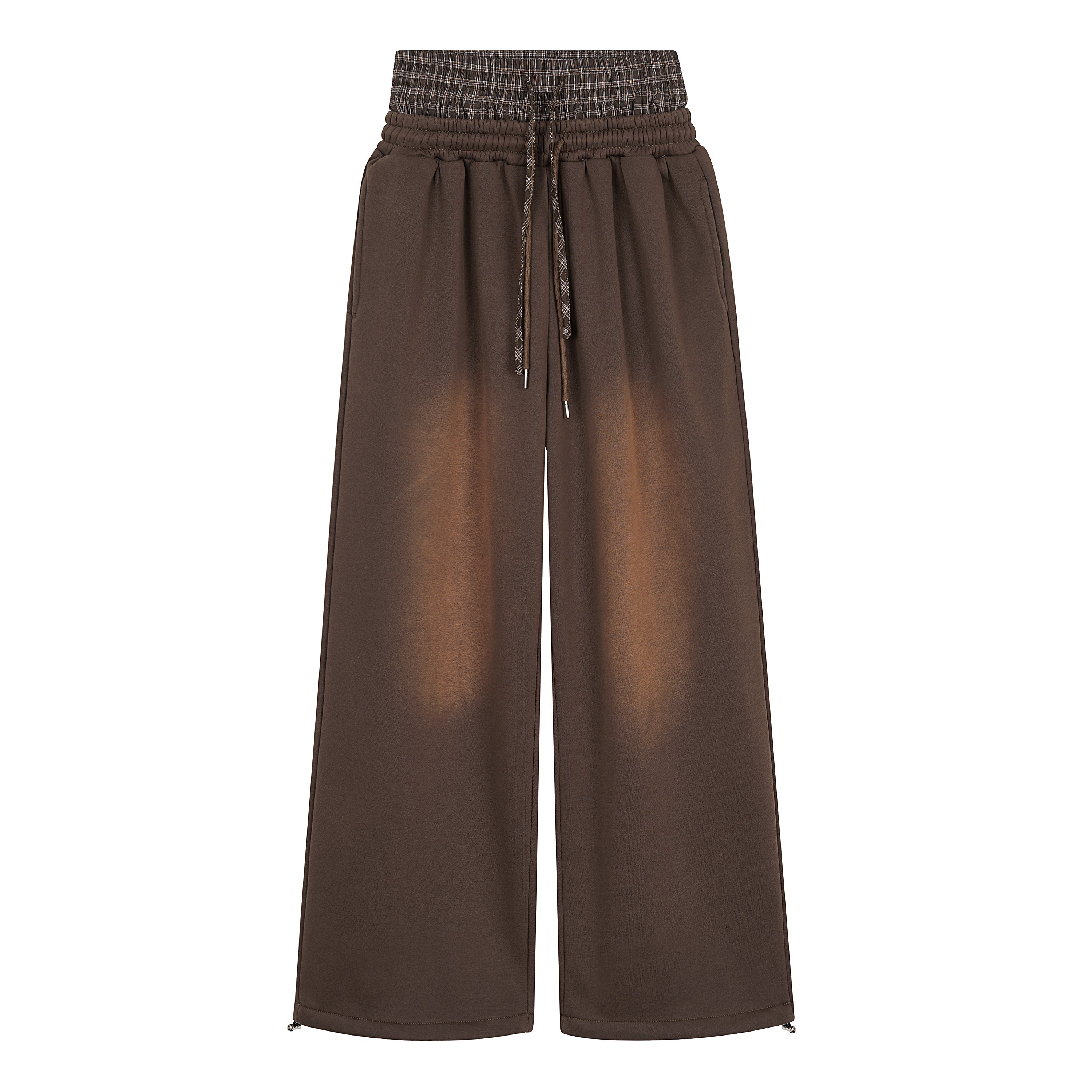 3-6-5.shop Vintage Fade Wide-Leg Sweatpants