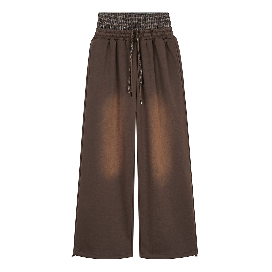 3-6-5.shop Vintage Fade Wide-Leg Sweatpants