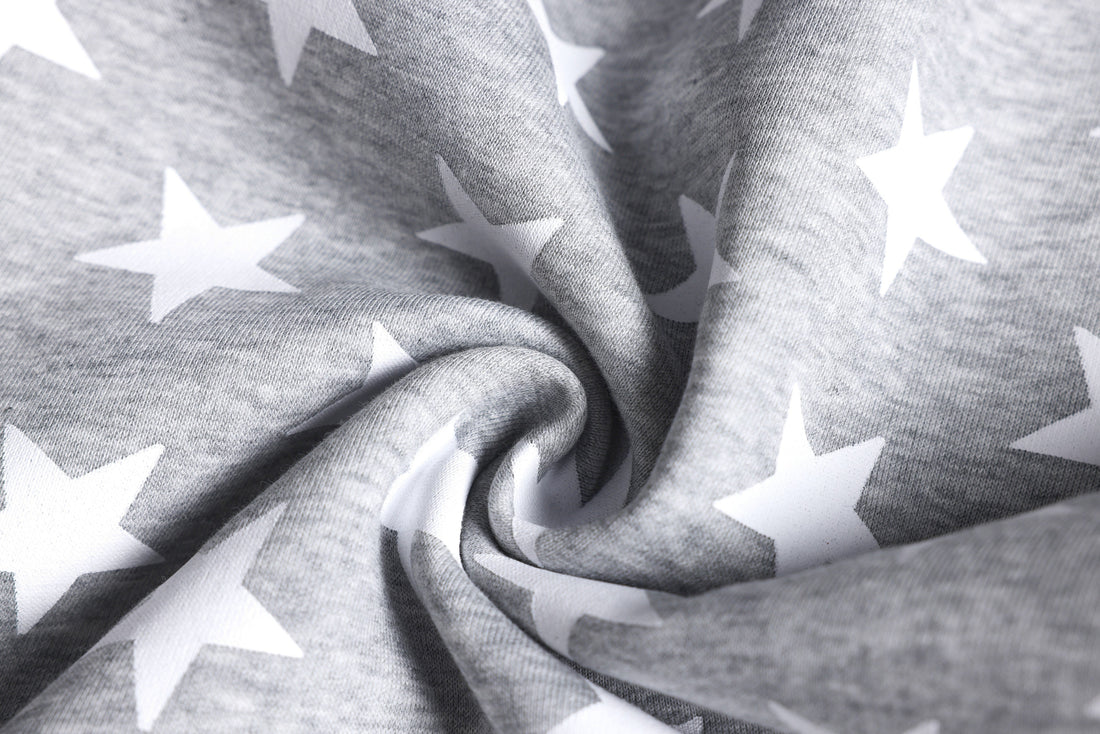 3-6-5.shop Star Print Wide-Leg Sweatpants