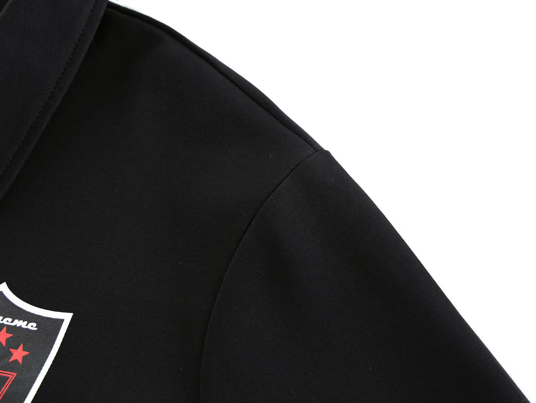 3-6-5.shop Sports Crest Long-Sleeve Polo