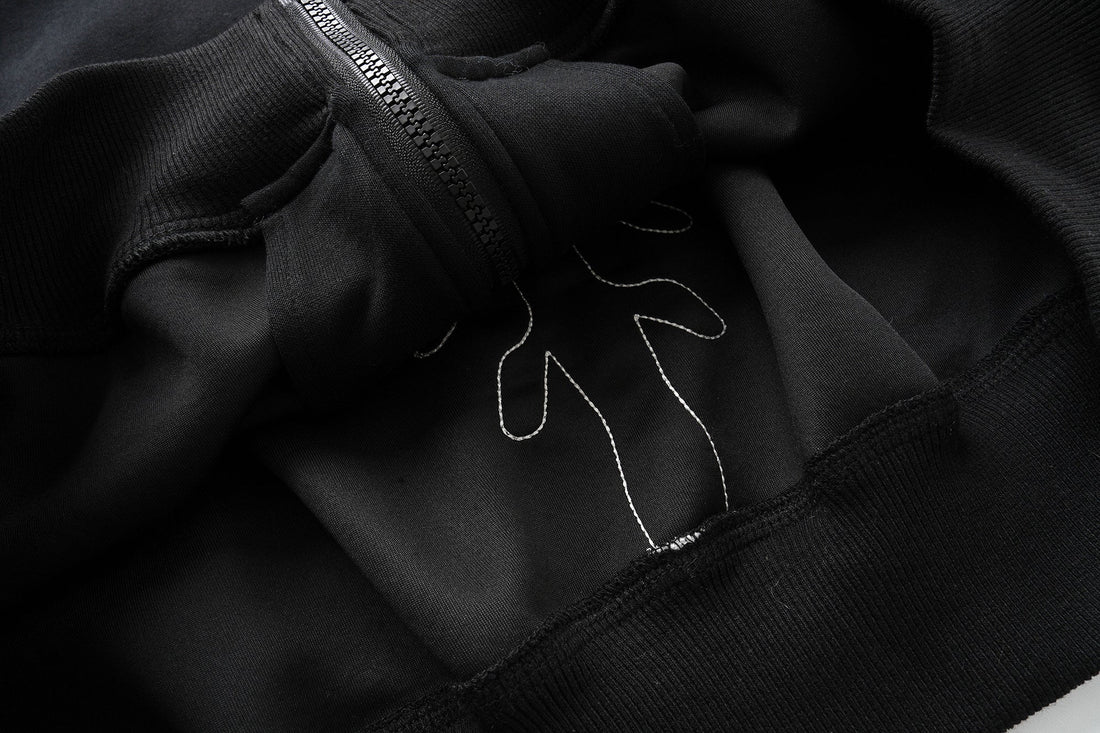 3-6-5.shop Skeleton Zip-Up Hoodie