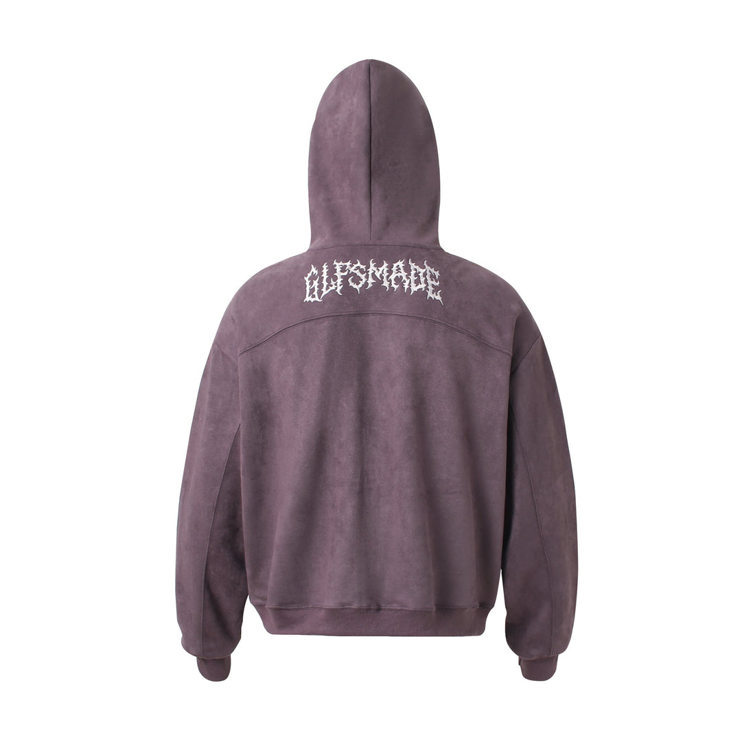 3-6-5.shop “Viewpoint” Suede Track Hoodie