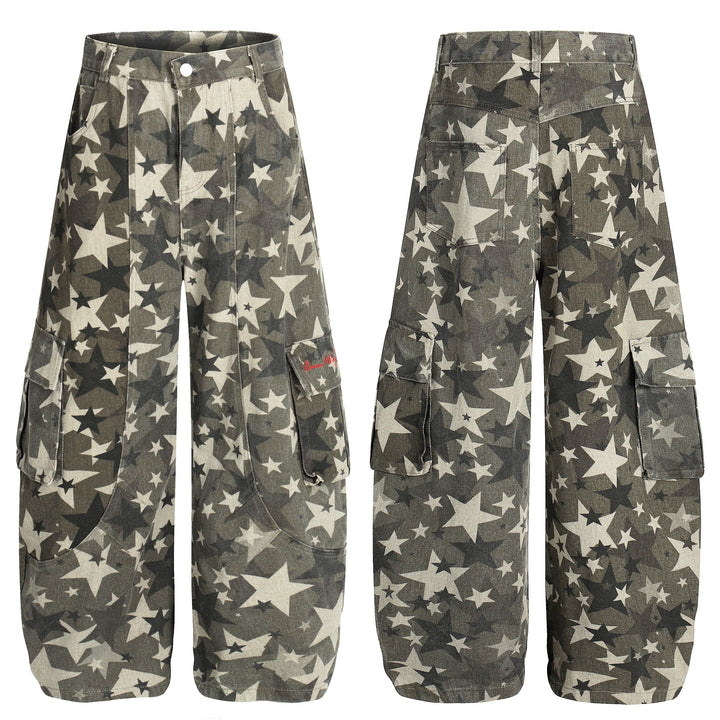3-6-5.shop Star Camo Cargo Pants