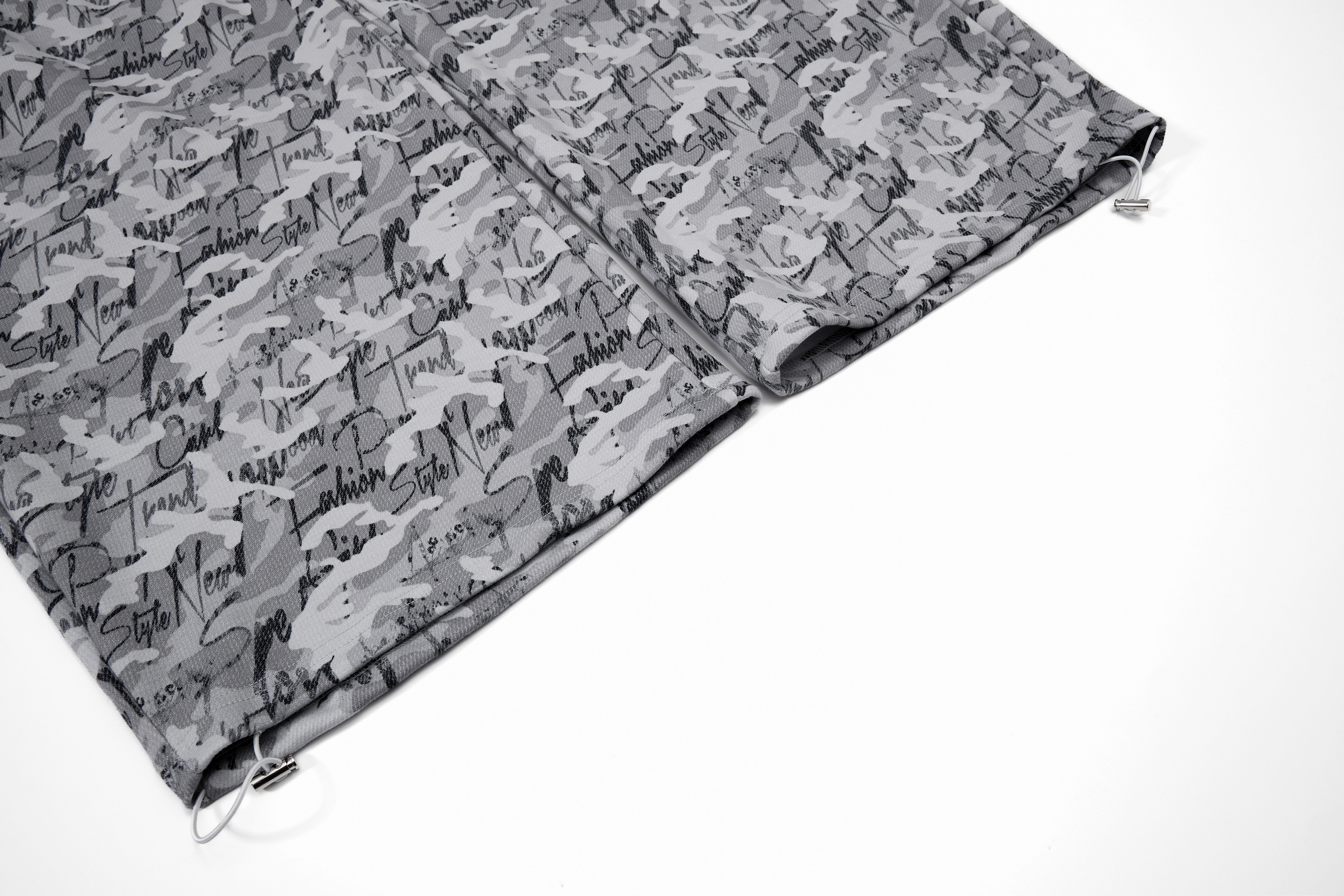 3-6-5.shop Camo Script Wide-Leg Pants