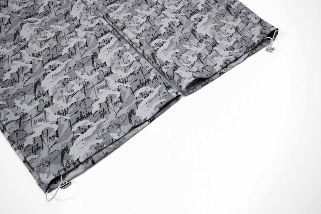 3-6-5.shop Camo Script Wide-Leg Pants