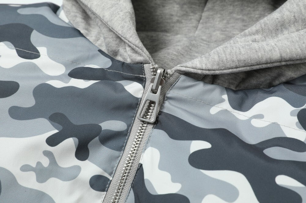 3-6-5.shop Reversible Camo Hoodie Jacket