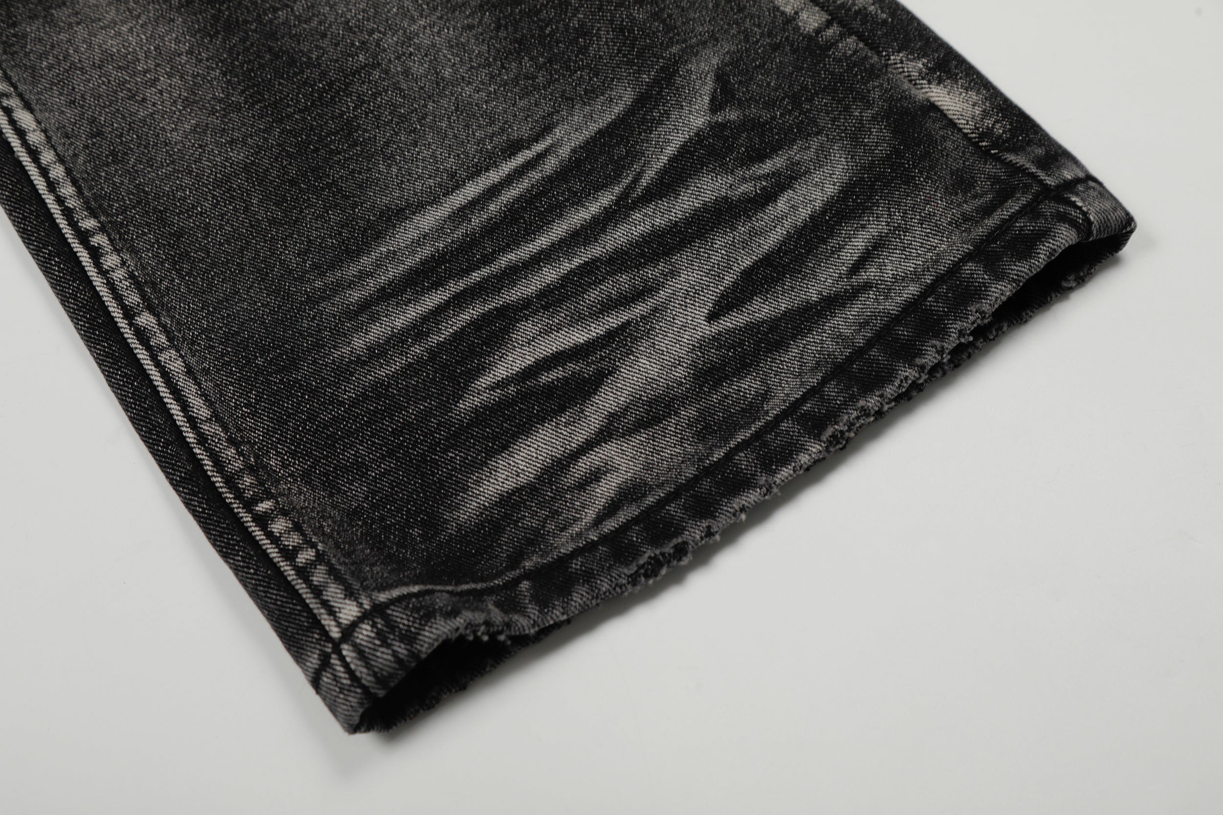 3-6-5.shop Washed Athletic Blend Denim Pants