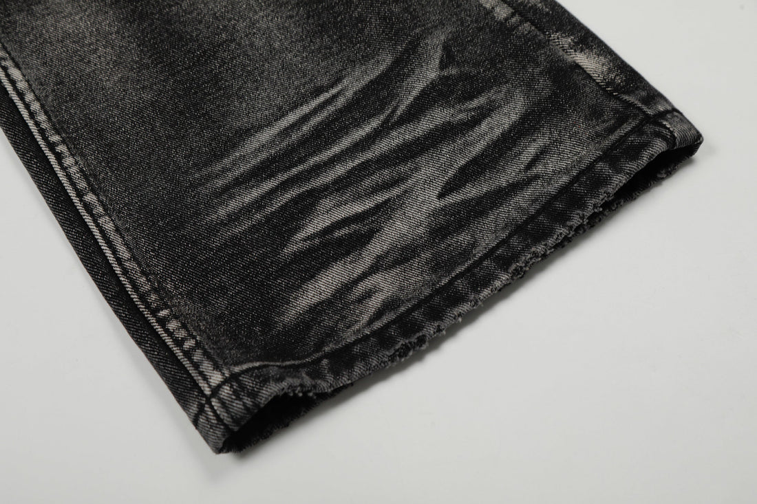 3-6-5.shop Washed Athletic Blend Denim Pants