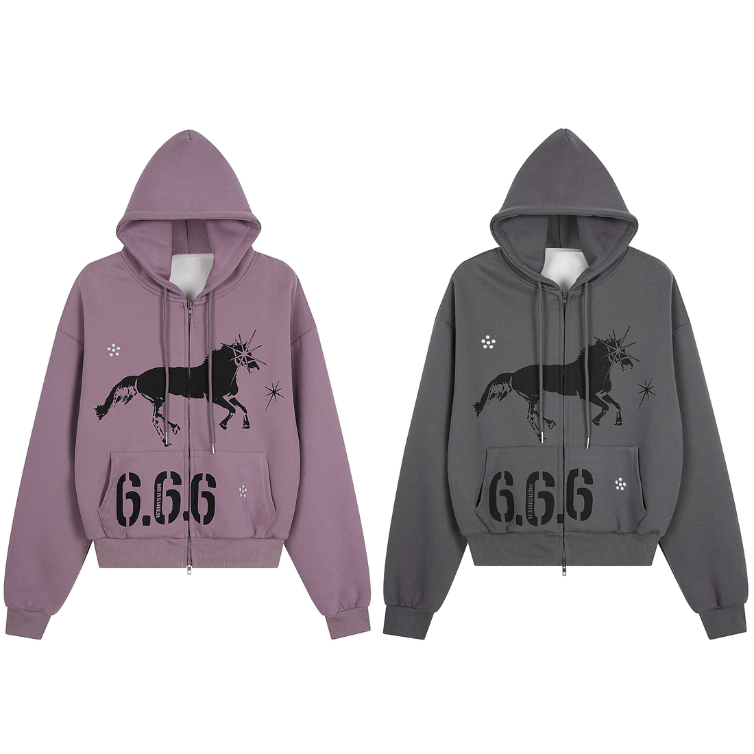 3-6-5.shop Graphic Zip Hoodie