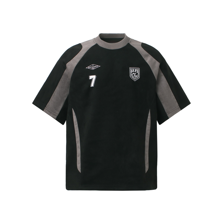 3-6-5.shop Sport Panel Suede Tee