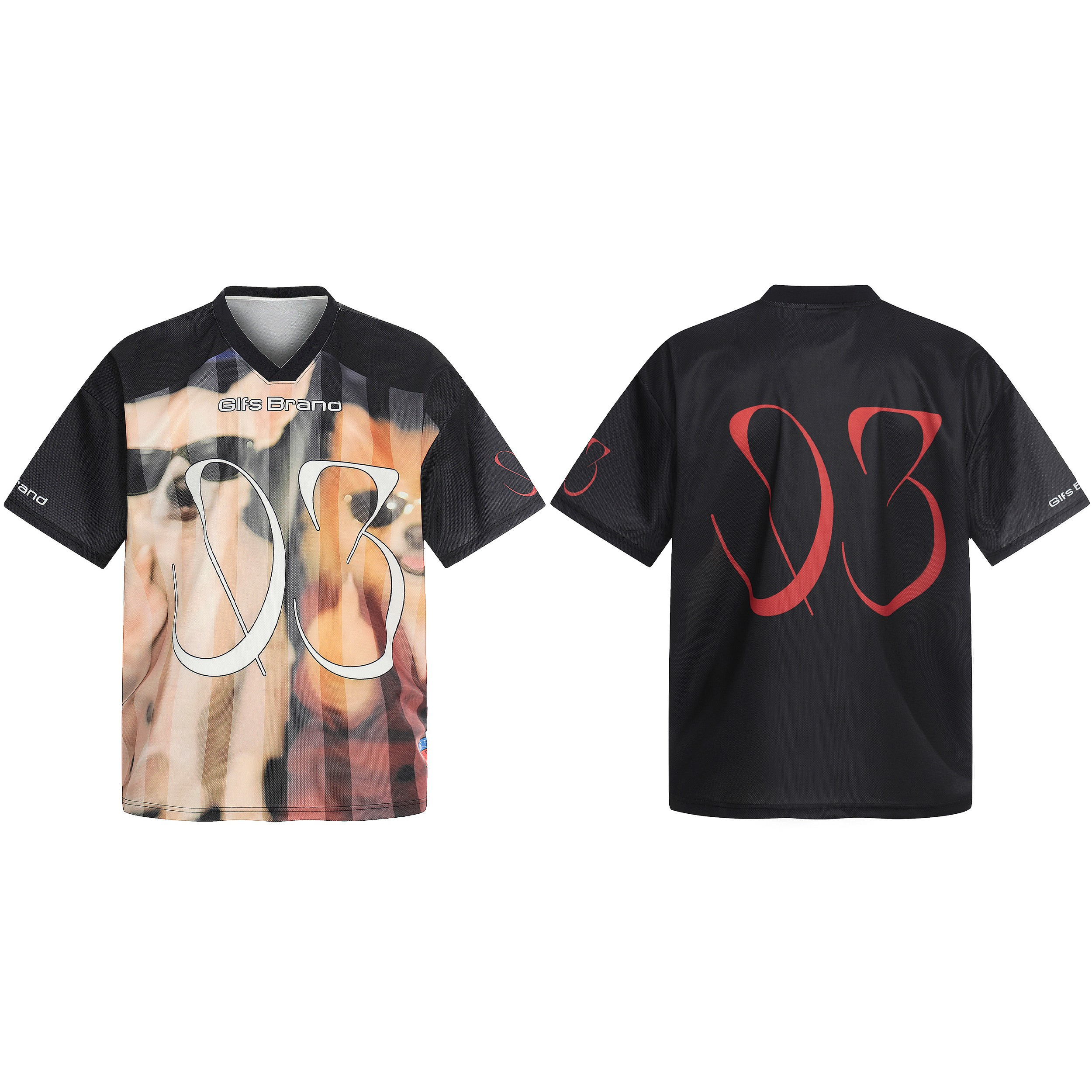 3-6-5.shop Abstract Portrait Mesh Jersey