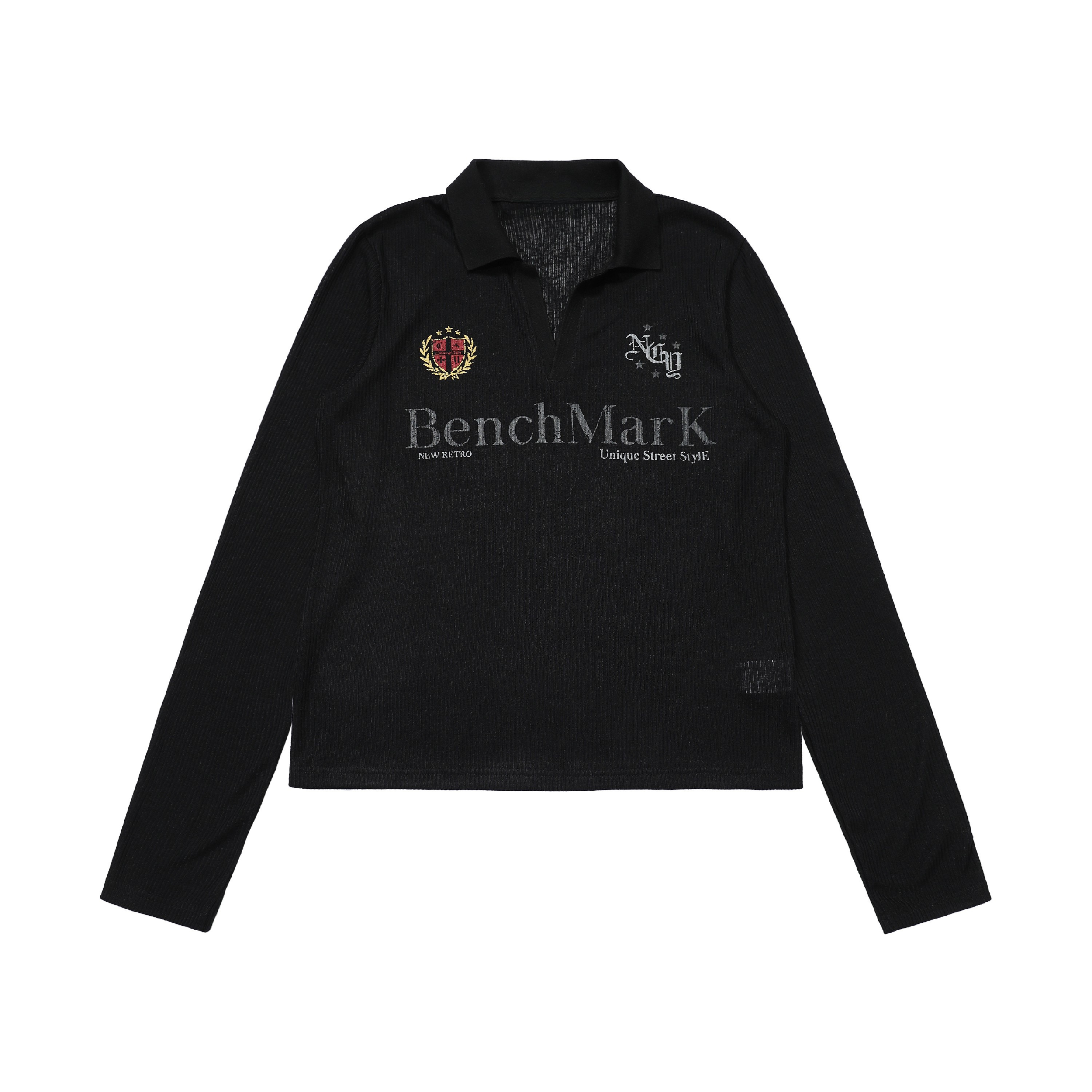 3-6-5.shop Benchmark Long Sleeve Polo