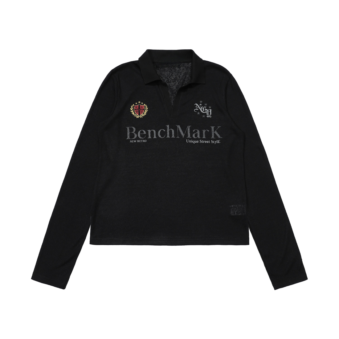 3-6-5.shop Benchmark Long Sleeve Polo