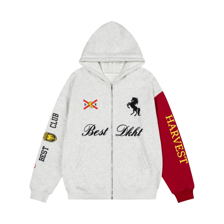 3-6-5.shop Dark Harvest Zip Hoodie (Fleece-Lined)