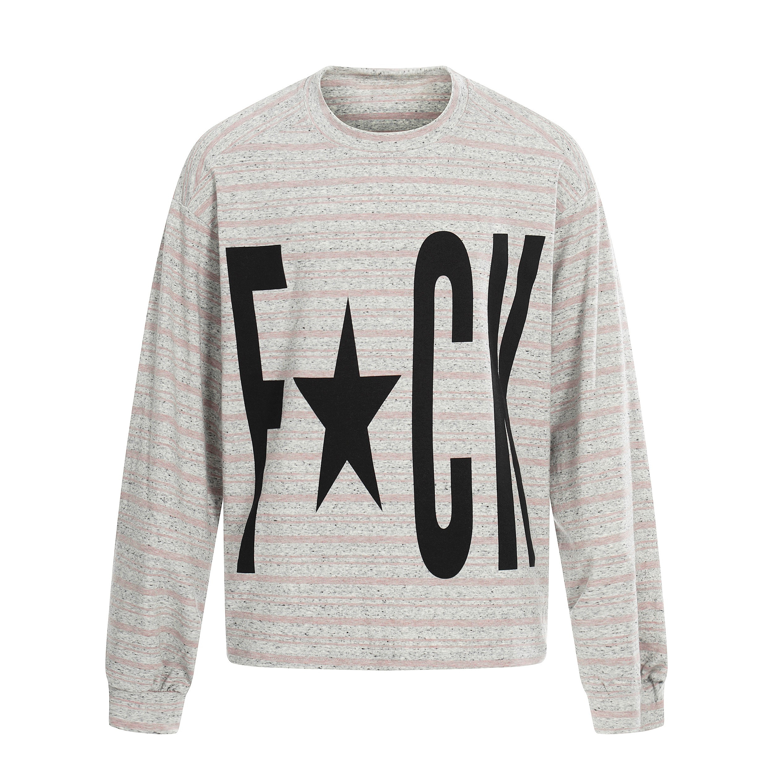 3-6-5.shop Graphic Striped Long Sleeve Tee