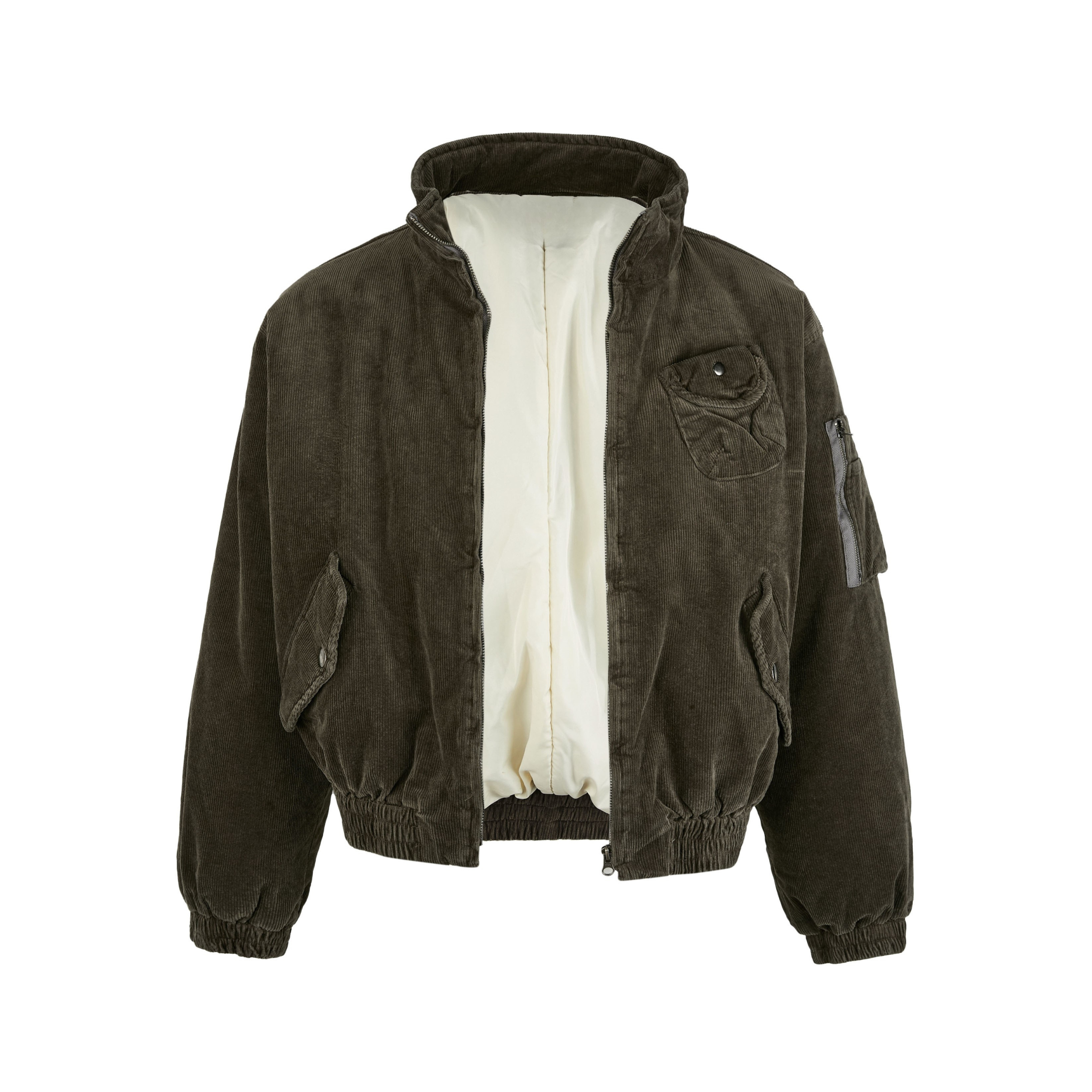 3-6-5.shop Corduroy Utility Bomber Jacket