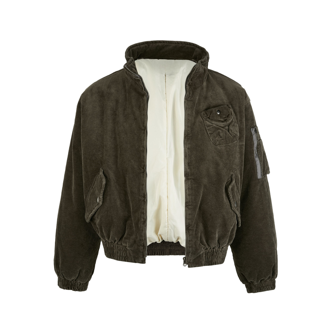 3-6-5.shop Corduroy Utility Bomber Jacket