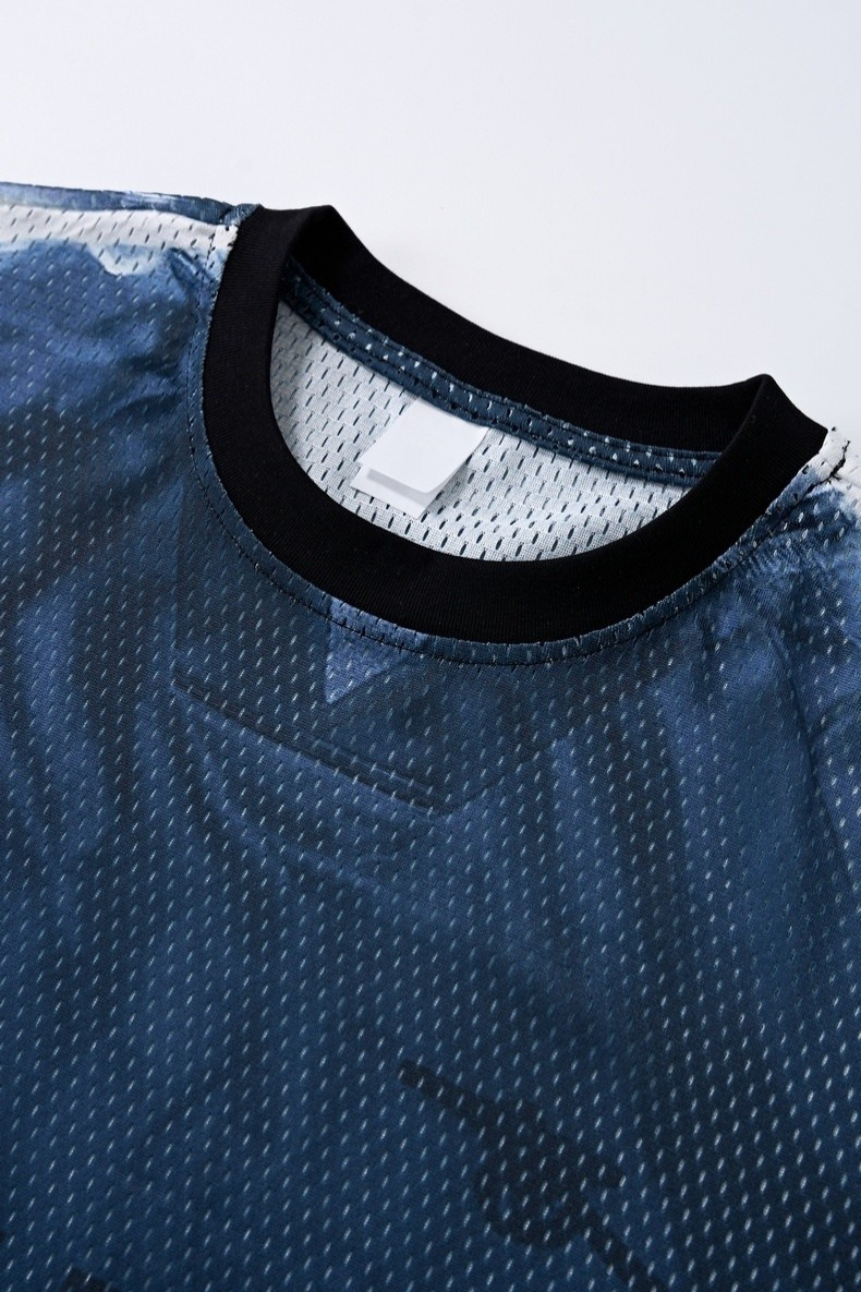 3-6-5.shop Run Graphic Mesh Jersey