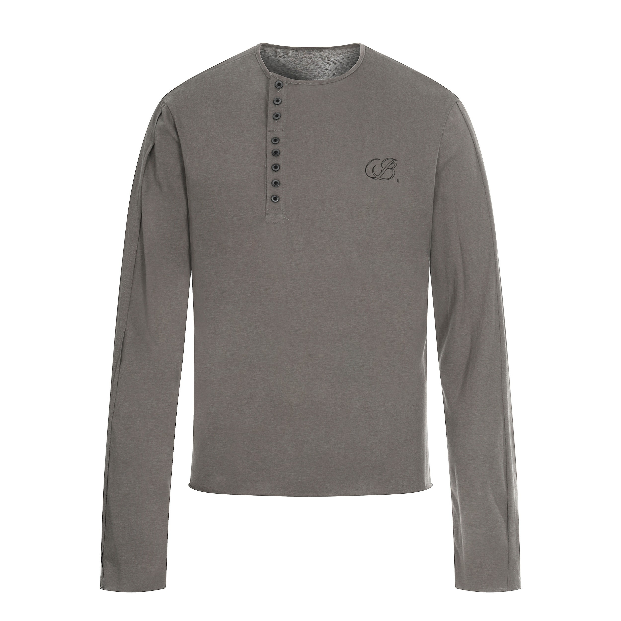 3-6-5.shop Classic Henley Long Sleeve Tee