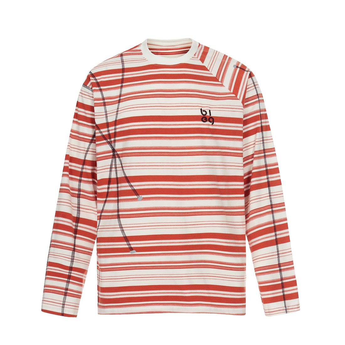 3-6-5.shop Striped Long Sleeve Tee
