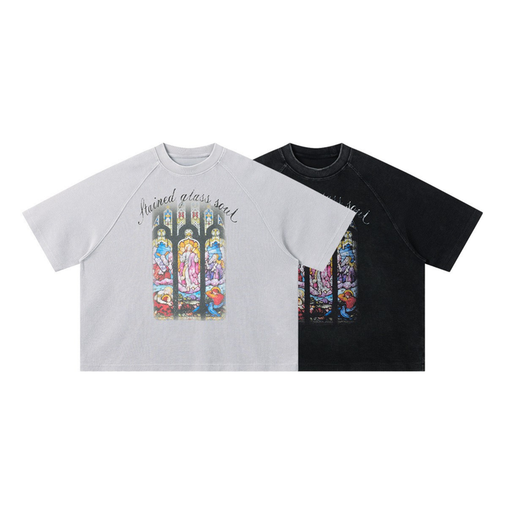 3-6-5.shop Stained Glass Graphic T-Shirt