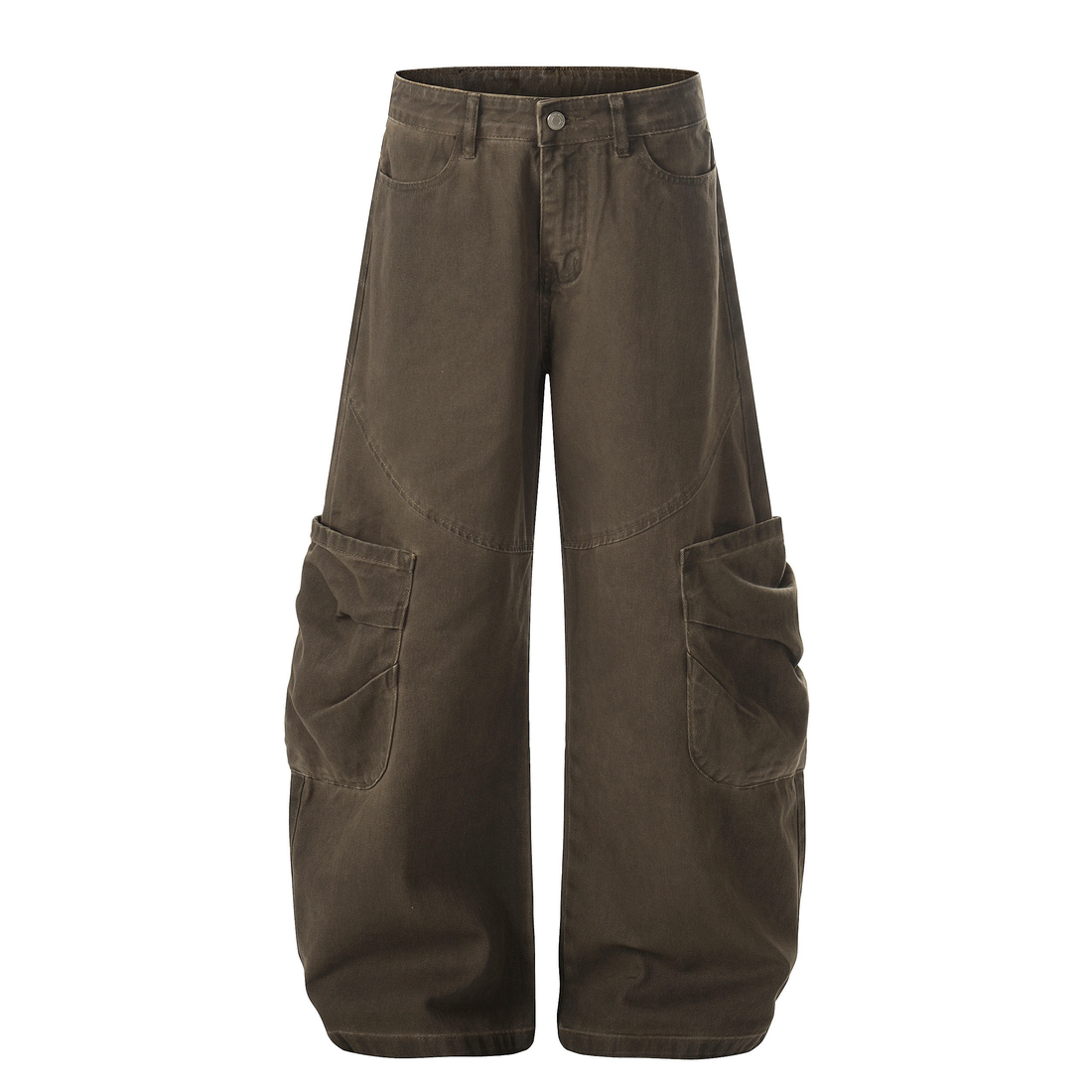 3-6-5.shop Washed Utility Cargo Pants*