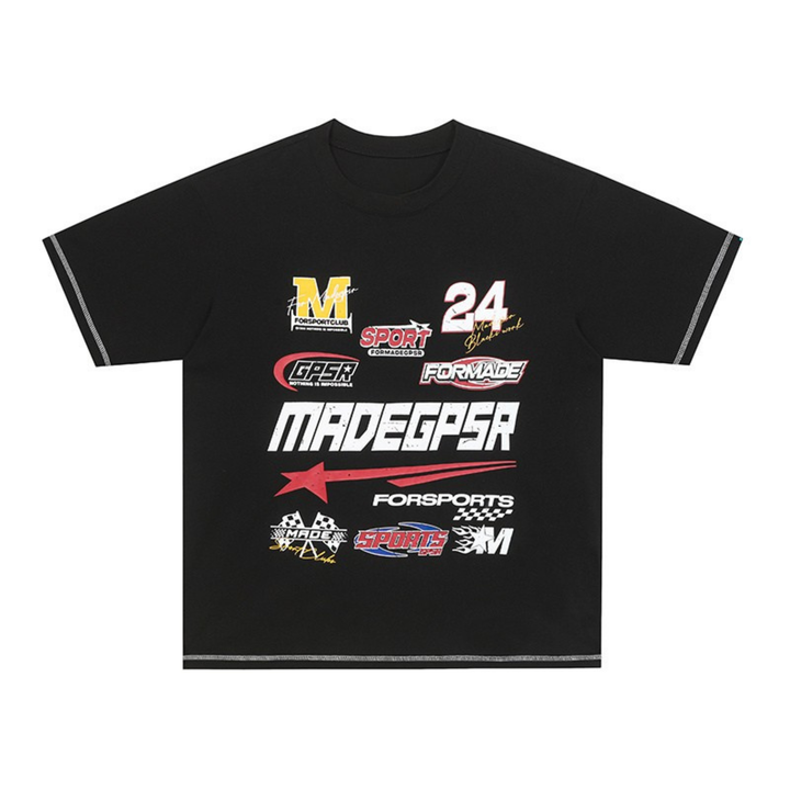 3-6-5.shop Racing Logo Cotton Tee