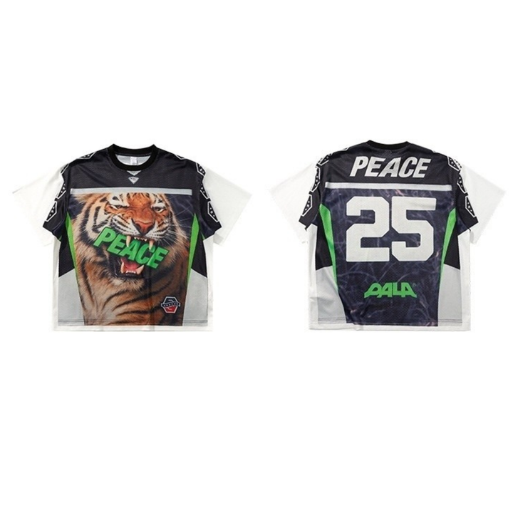 3-6-5.shop Tiger Peace Mesh Jersey