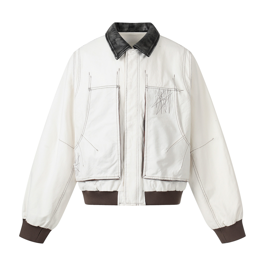 3-6-5.shop Sketch Detail Bomber Jacket