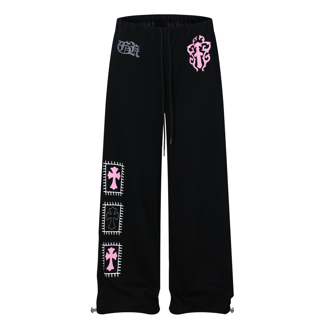 3-6-5.shop Graphic Wide-Leg Sweatpants
