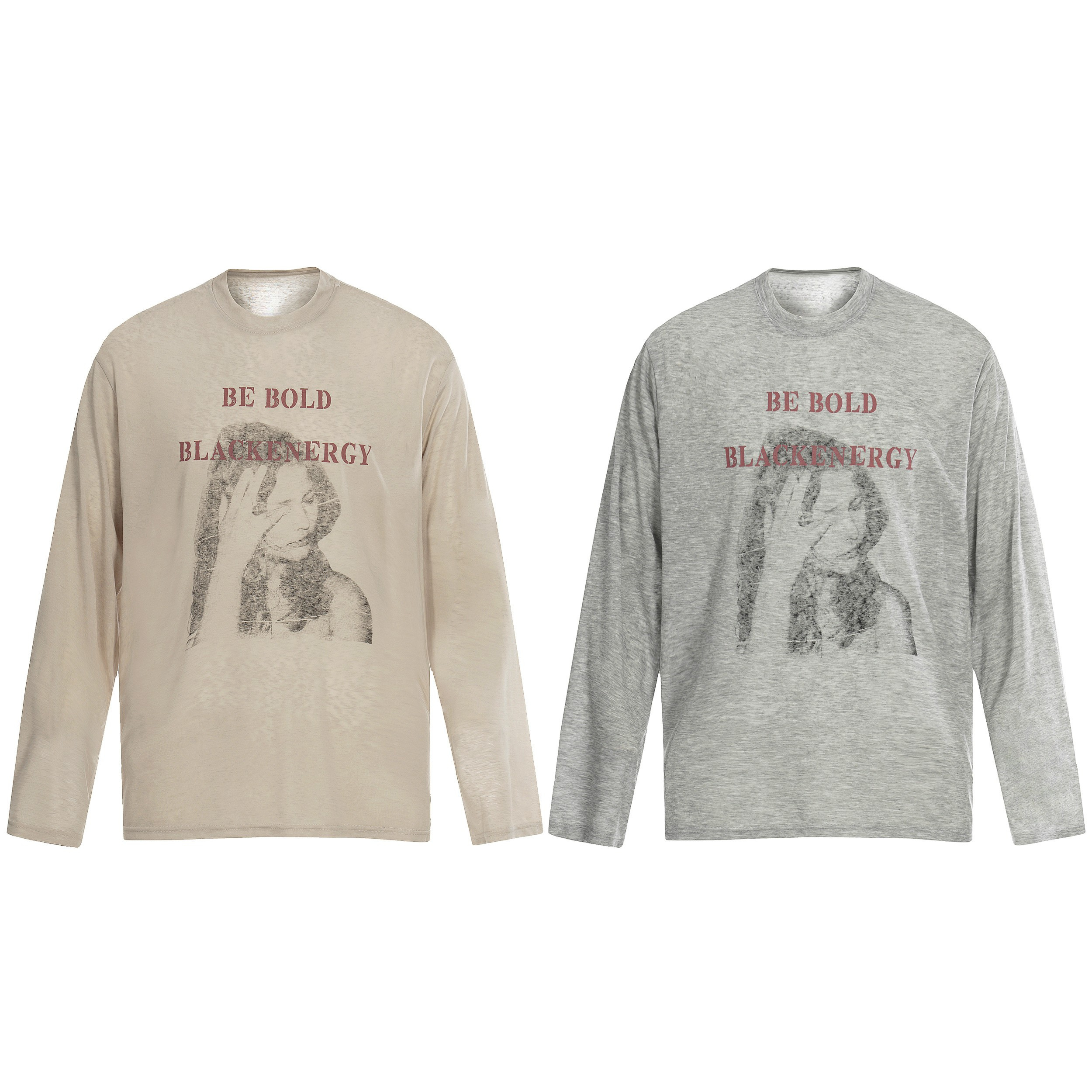 3-6-5.shop “Be Bold” Portrait Graphic Long Sleeve Tee