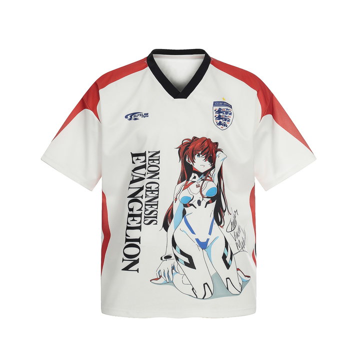 3-6-5.shop Anime Graphic Mesh Soccer Jersey